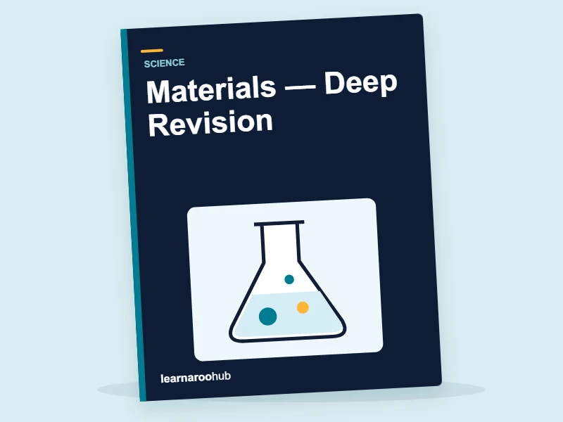 KS2 Science: Materials — Deep Revision — activity book cover