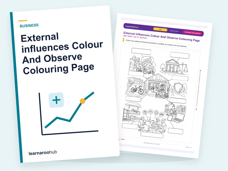 External influences Colour And Observe Colouring Page — colouring sheets cover