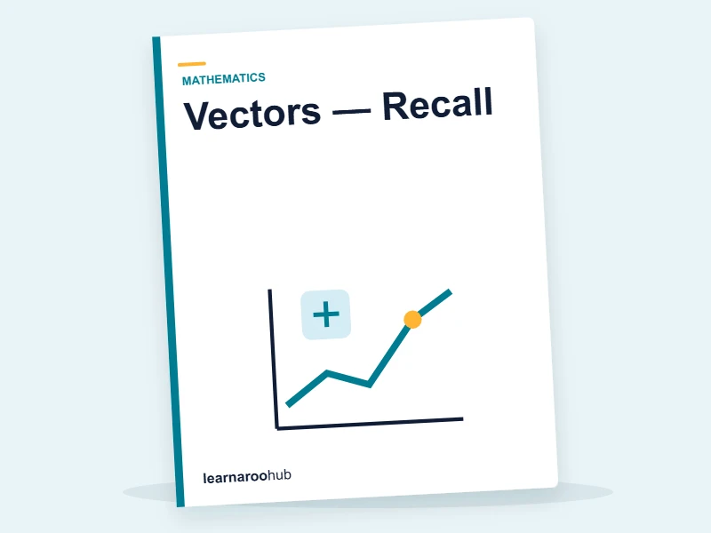 Vectors — Recall — quiz cover