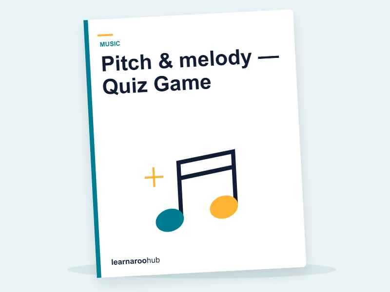 Pitch & melody — Quiz Game — quiz cover