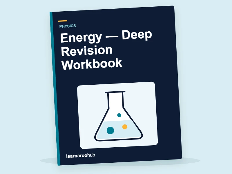 GCSE Physics: Energy — Deep Revision Workbook — activity book cover