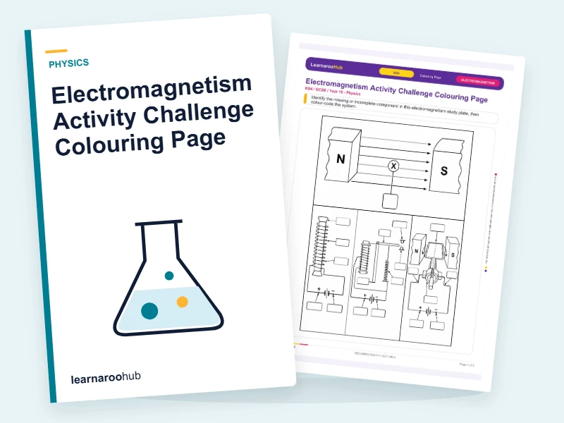Electromagnetism Activity Challenge Colouring Page — colouring sheets cover
