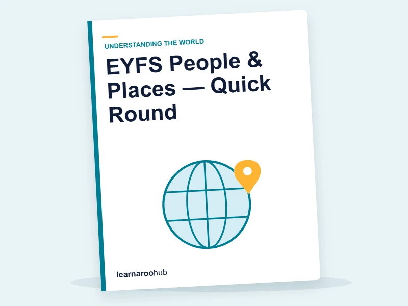 EYFS People & Places — Quick Round — quiz cover