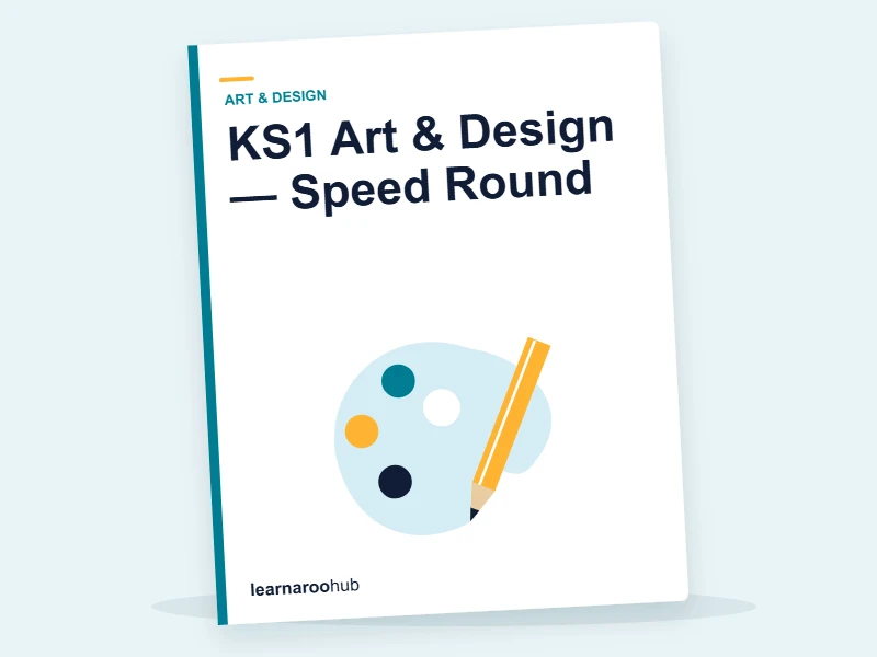 KS1 Art & Design — Speed Round — quiz cover