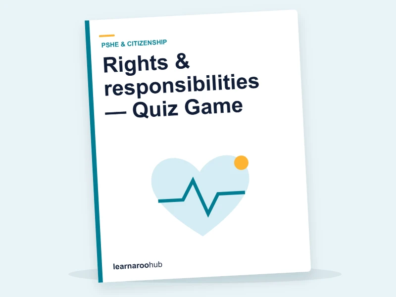 Rights & responsibilities — Quiz Game — quiz cover