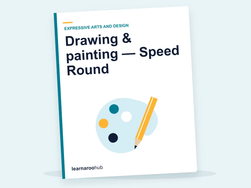 Drawing & painting — Speed Round — quiz cover