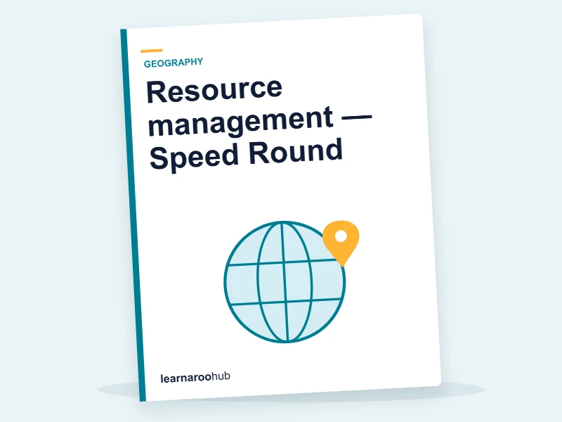 Resource management — Speed Round — quiz cover