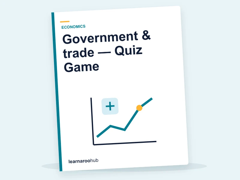 Government & trade — Quiz Game — quiz cover