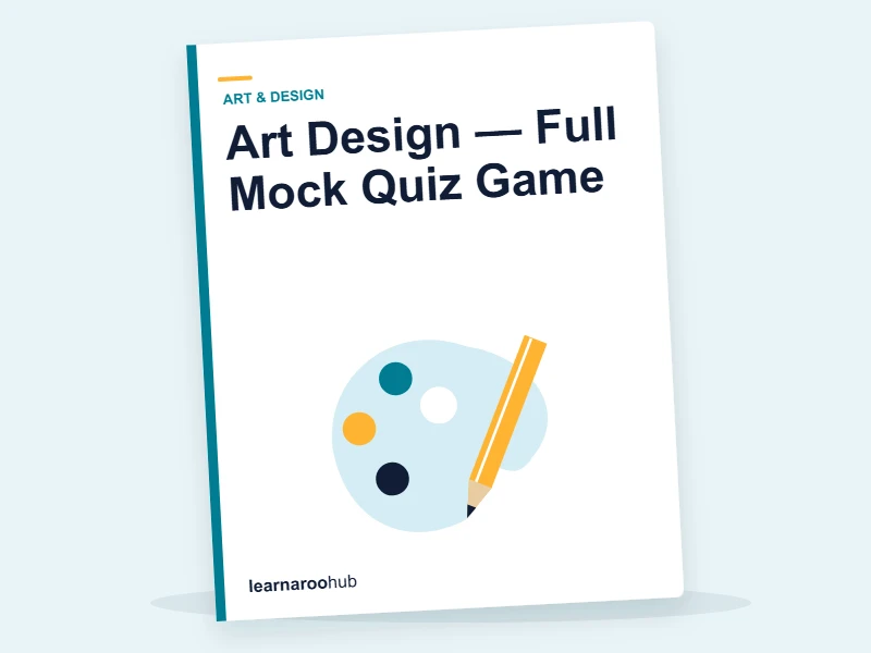 Art Design — Full Mock Quiz Game — quiz cover