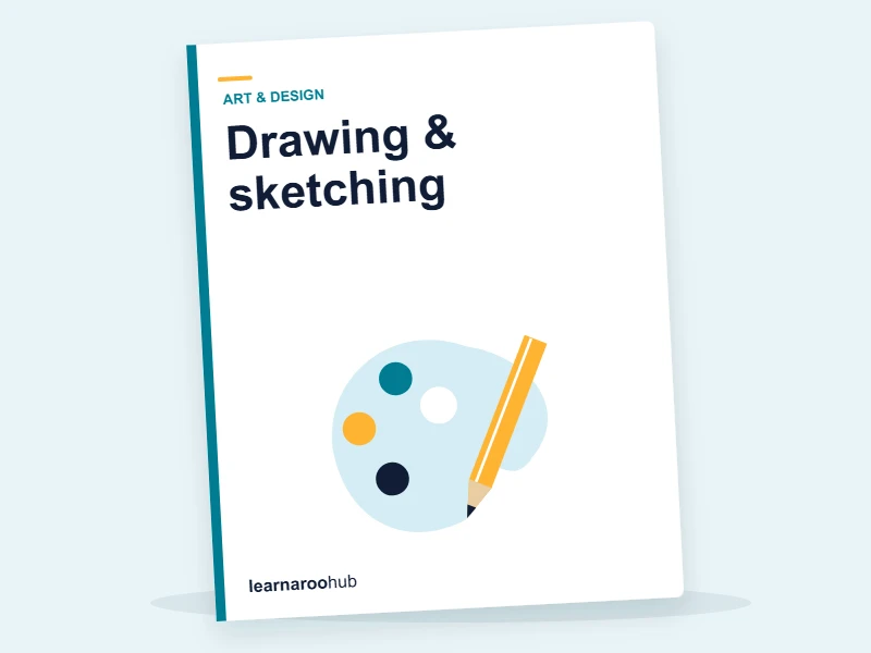 KS2 Art & Design — Module 3: Drawing & sketching — e-learning module cover