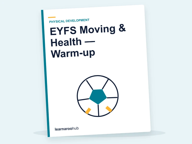 EYFS Moving & Health — Warm-up — quiz cover