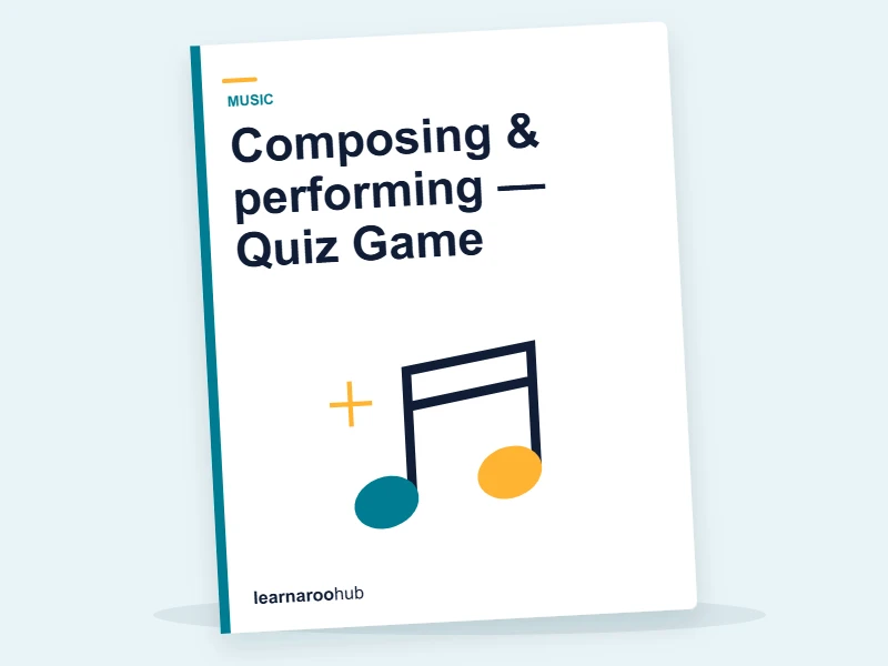 Composing & performing — Quiz Game — quiz cover