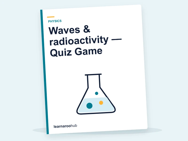 Waves & radioactivity — Quiz Game — quiz cover