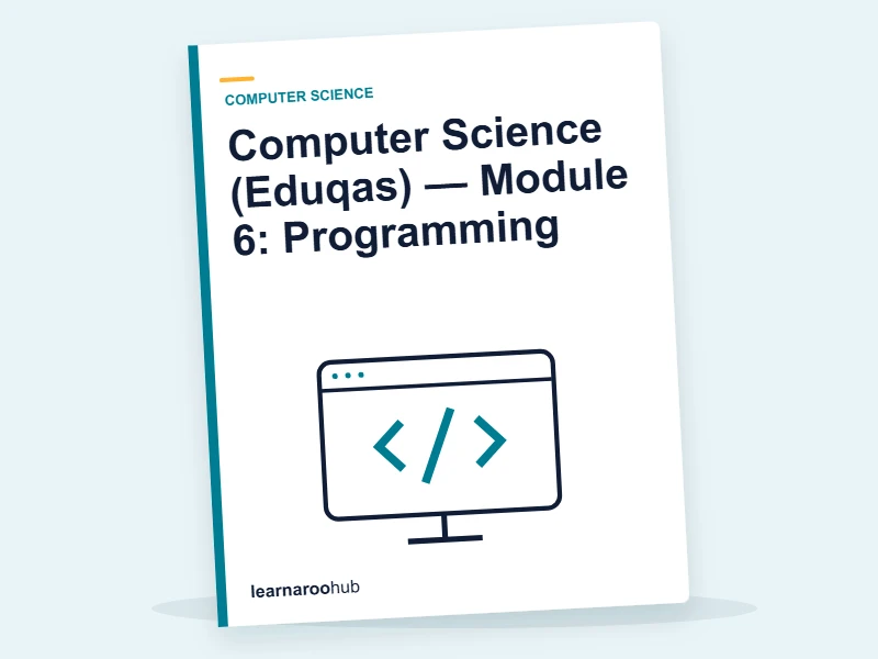 Computer Science (Eduqas) — Module 6: Programming — e-learning module cover