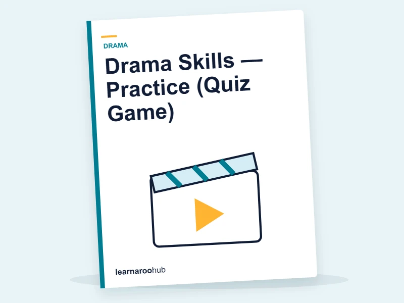 Drama Skills — Practice (Quiz Game) — quiz cover