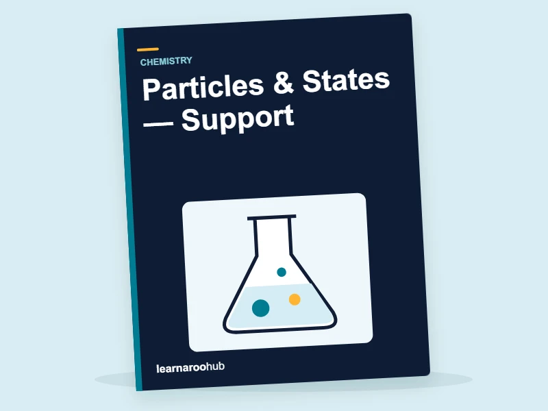 KS3 Chemistry: Particles & States — Support — activity book cover