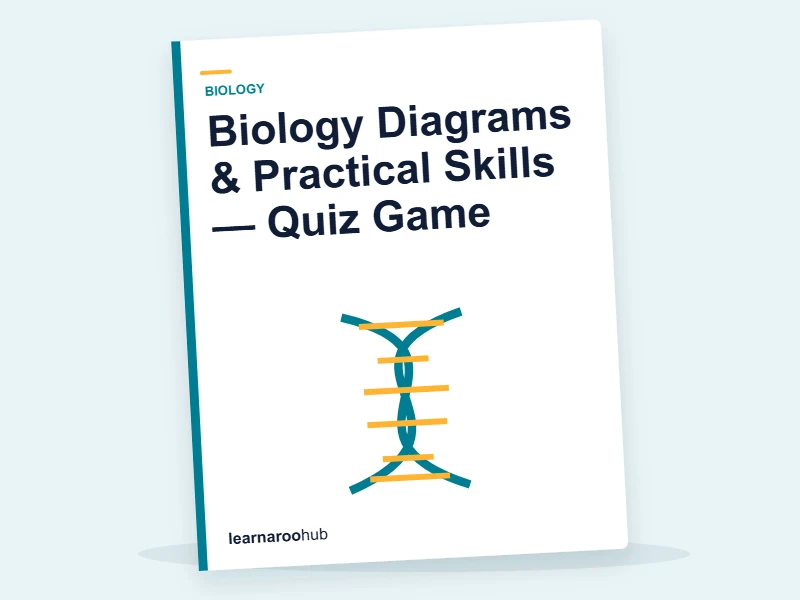 Biology Diagrams & Practical Skills — Quiz Game — quiz cover