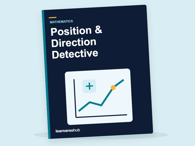 Position & Direction Detective — activity book cover
