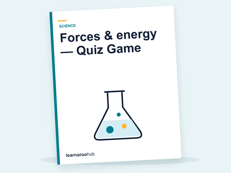 Forces & energy — Quiz Game — quiz cover