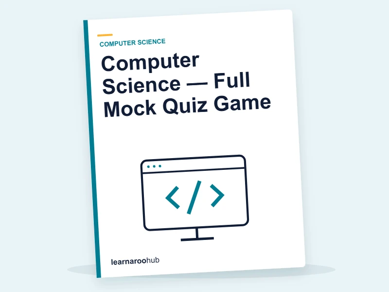 Computer Science — Full Mock Quiz Game — quiz cover