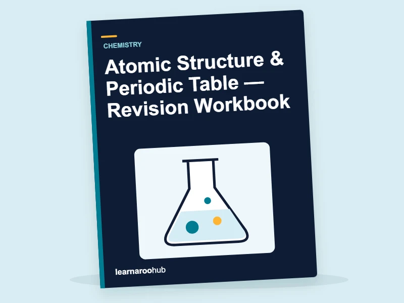 GCSE Chemistry: Atomic Structure & Periodic Table — Revision Workbook — activity book cover