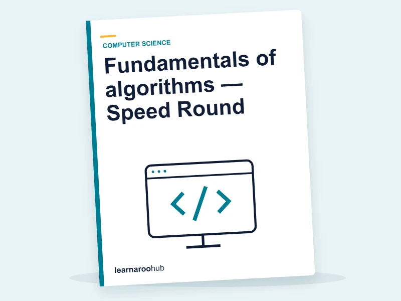 Fundamentals of algorithms — Speed Round — quiz cover