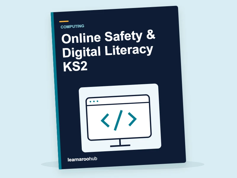 Online Safety & Digital Literacy KS2 — activity book cover