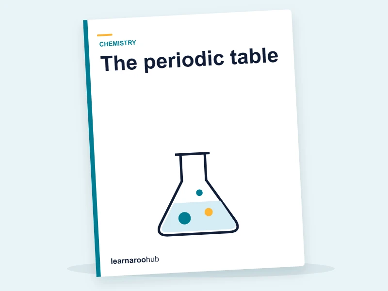 KS3 Chemistry — Module 3: The periodic table — e-learning module cover