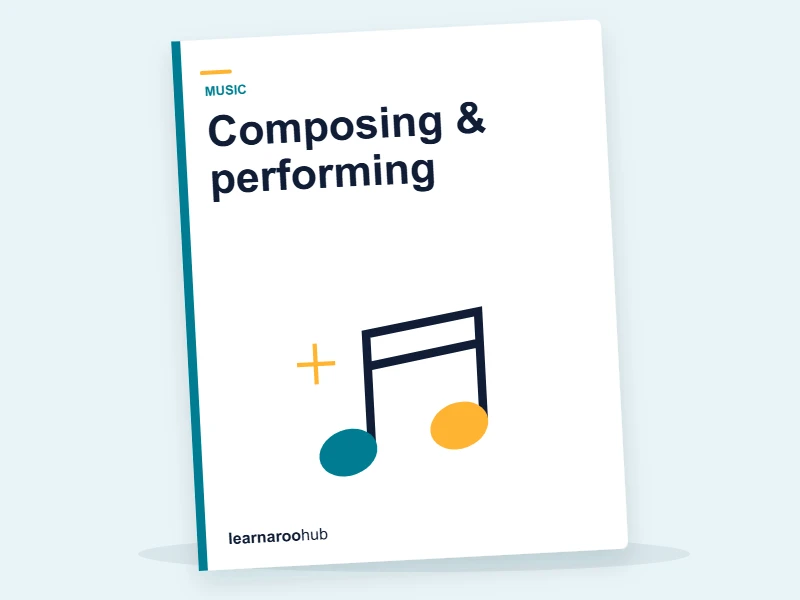 KS2 Music — Module 6: Composing & performing — e-learning module cover