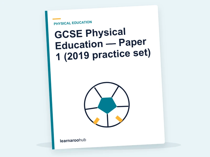 GCSE Physical Education — Paper 1 (2019 practice set) — mock practice paper cover
