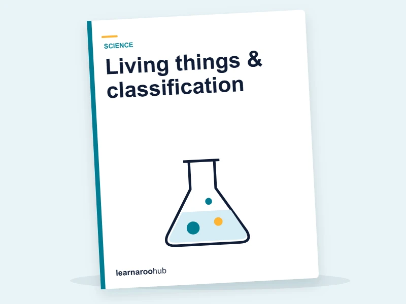 KS2 Science — Module 1: Living things & classification — e-learning module cover
