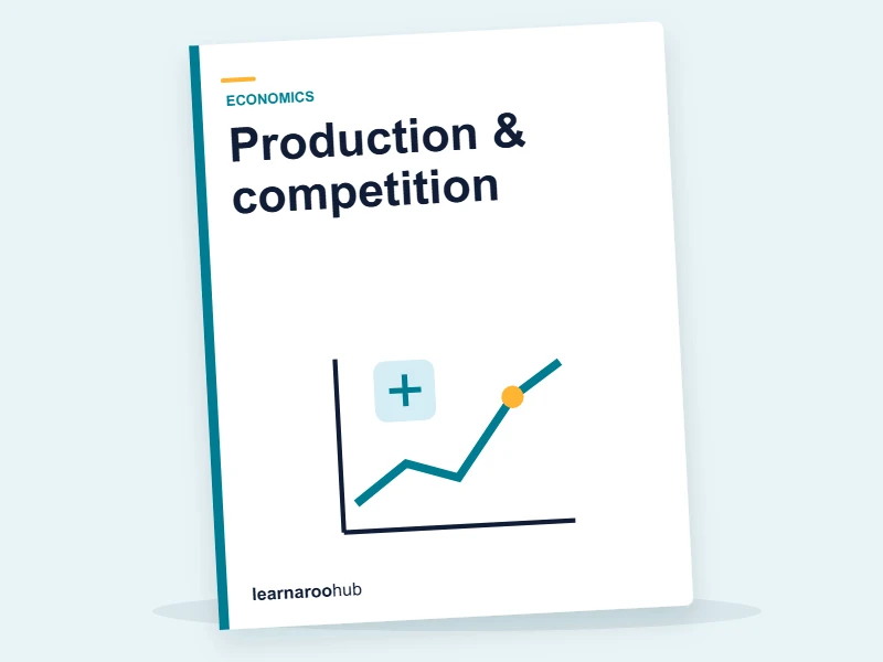 GCSE Economics — Module 3: Production & competition — e-learning module cover
