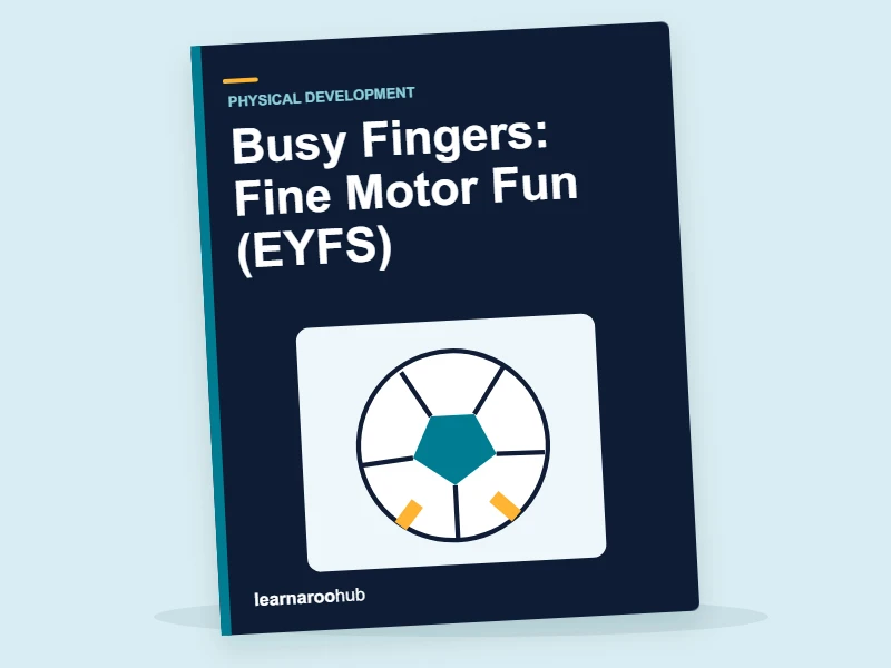 Busy Fingers: Fine Motor Fun (EYFS) — activity book cover