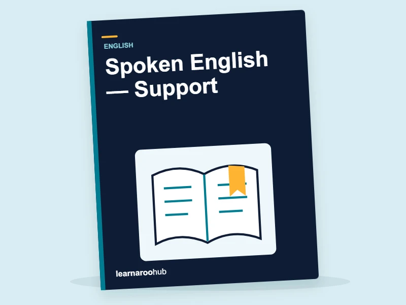 KS3 English: Spoken English — Support — activity book cover