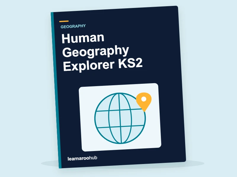 Human Geography Explorer KS2 — activity book cover