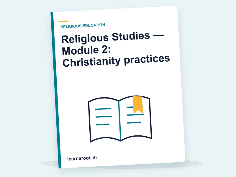 Religious Studies — Module 2: Christianity practices — e-learning module cover