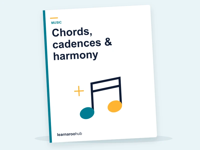 GCSE Music — Module 3: Chords, cadences & harmony — e-learning module cover