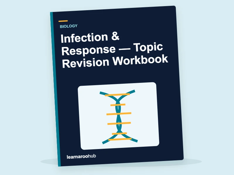 GCSE Biology: Infection & Response — Topic Revision Workbook — activity book cover