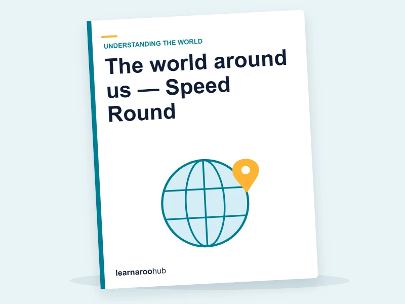 The world around us — Speed Round — quiz cover
