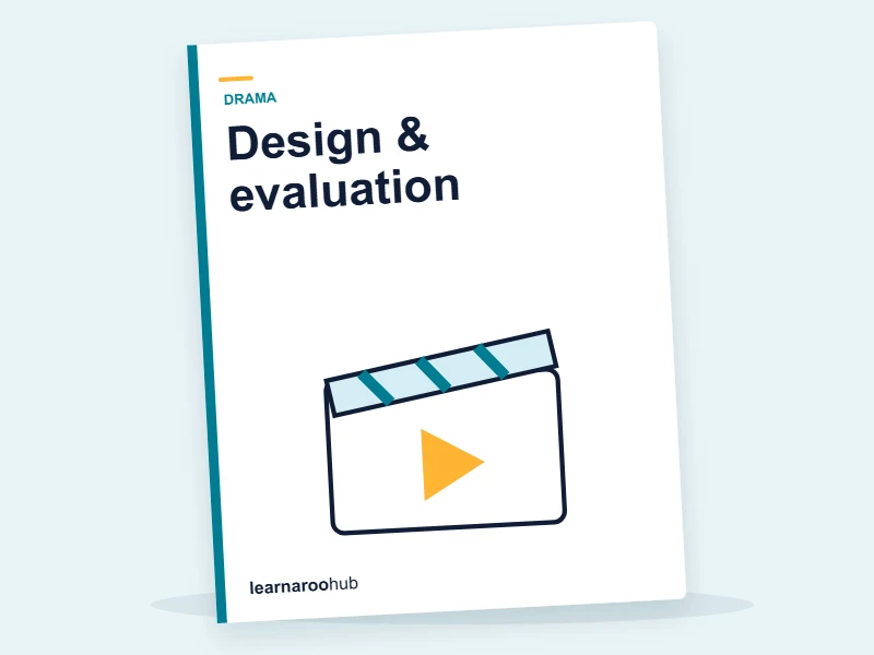 GCSE Drama — Module 6: Design & evaluation — e-learning module cover