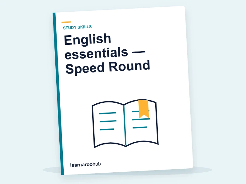 English essentials — Speed Round — quiz cover
