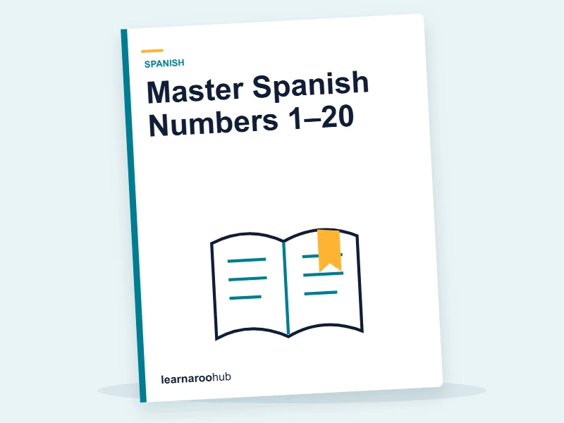 Master Spanish Numbers 1–20 — e-learning module cover