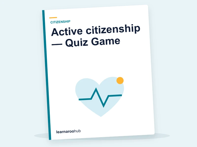 Active citizenship — Quiz Game — quiz cover
