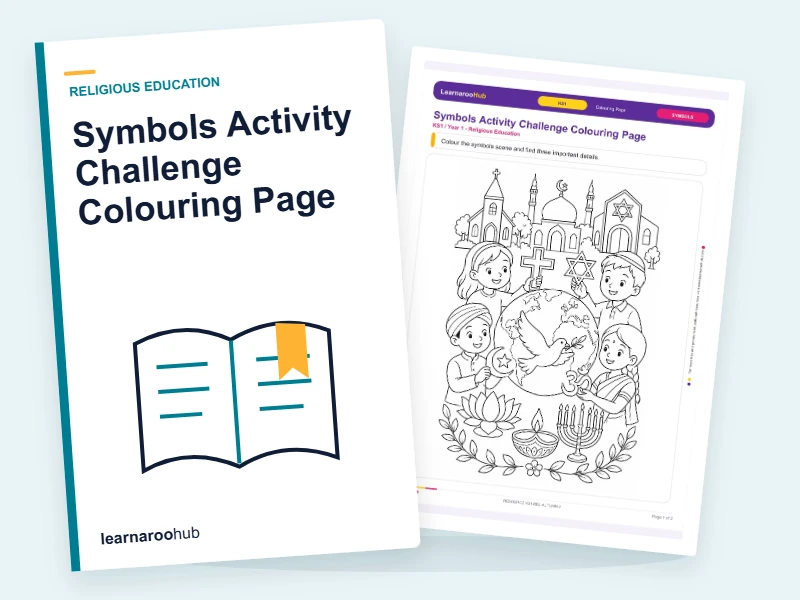 Symbols Activity Challenge Colouring Page — colouring sheets cover