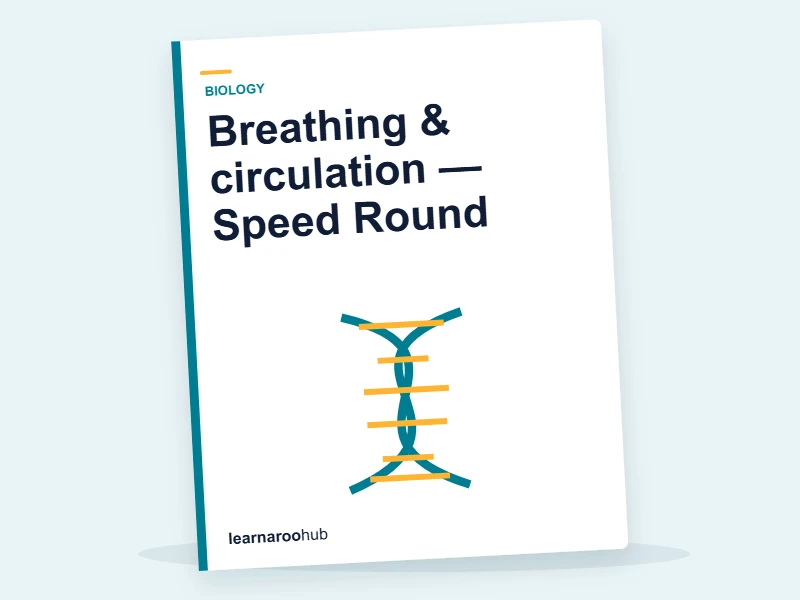 Breathing & circulation — Speed Round — quiz cover