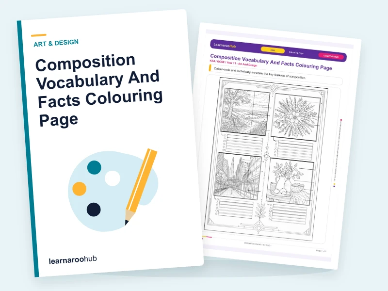 Composition Vocabulary And Facts Colouring Page — colouring sheets cover