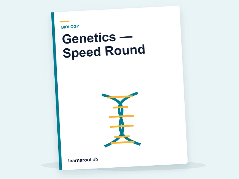 Genetics — Speed Round — quiz cover