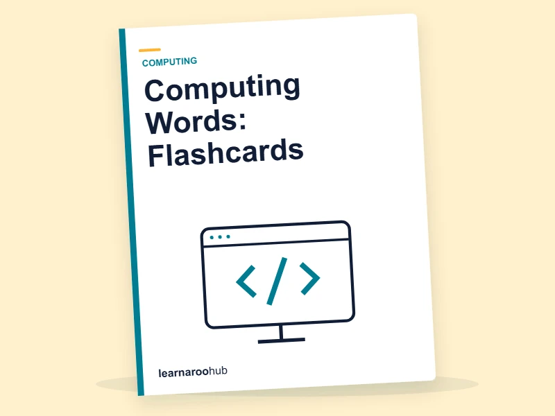 Computing Words: Flashcards — flashcard deck cover