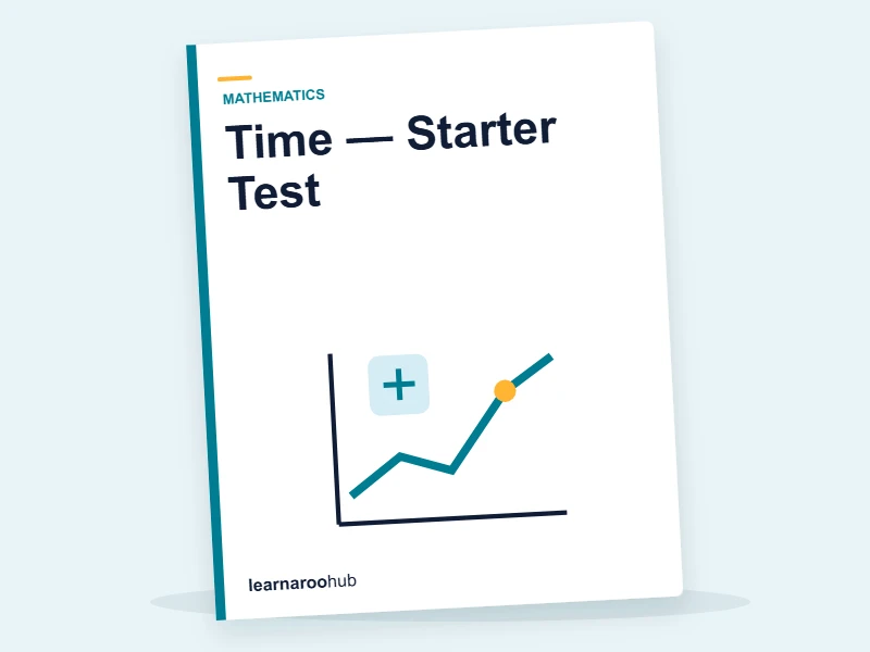 Time — Starter Test — quiz cover