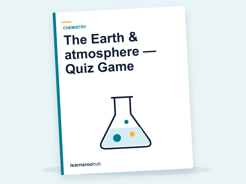 The Earth & atmosphere — Quiz Game — quiz cover